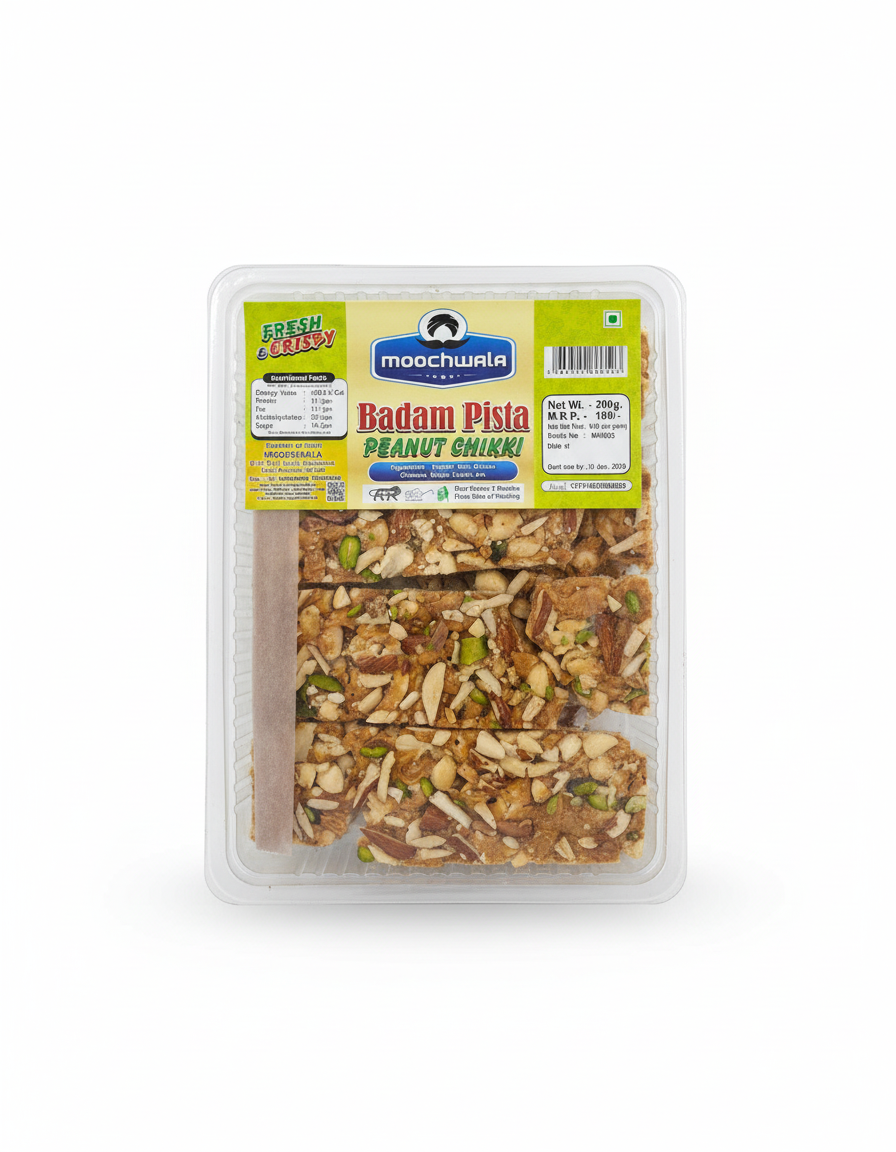 BADAM PISTA PEANUT CHIKKI